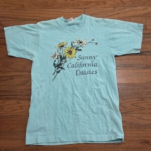Fruit of the Loom Light Blue California Daisies Tee